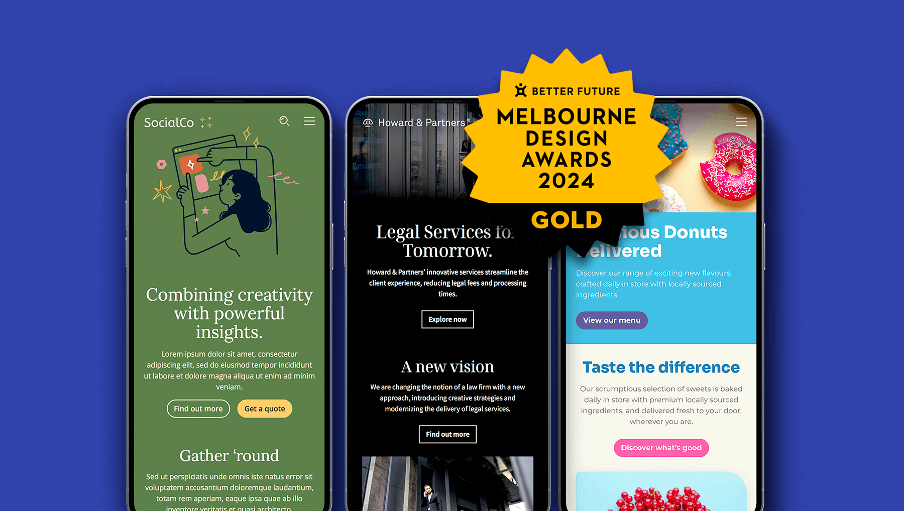 Thumbnail for Driver wins Gold at the 2024 Melbourne Design Awards for excellence in website design